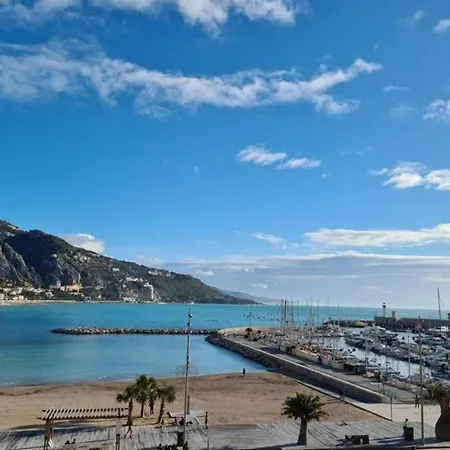 شقة Azuramo - Menton Vue Mer & Plage En Hyper-Centre *