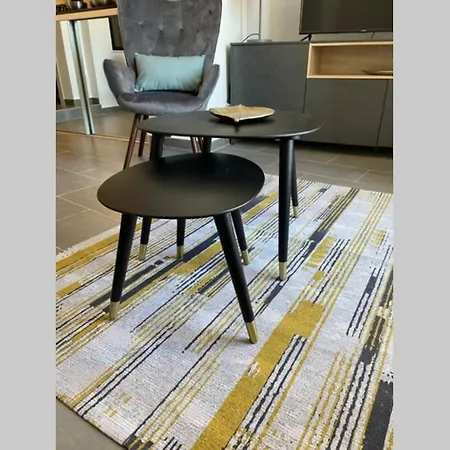 3 Pieces Vue Bord De Hyper Centre شقة *